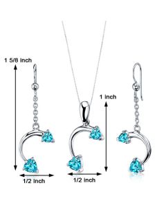 swiss  topaz set